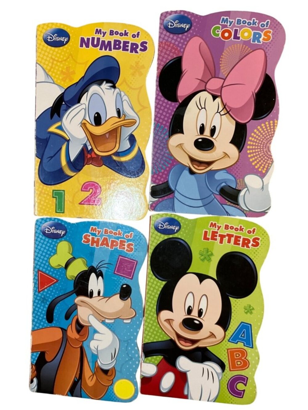 Disney My Book Of Numbers Colors Shapes and Letters Board Books Set For Toddlers